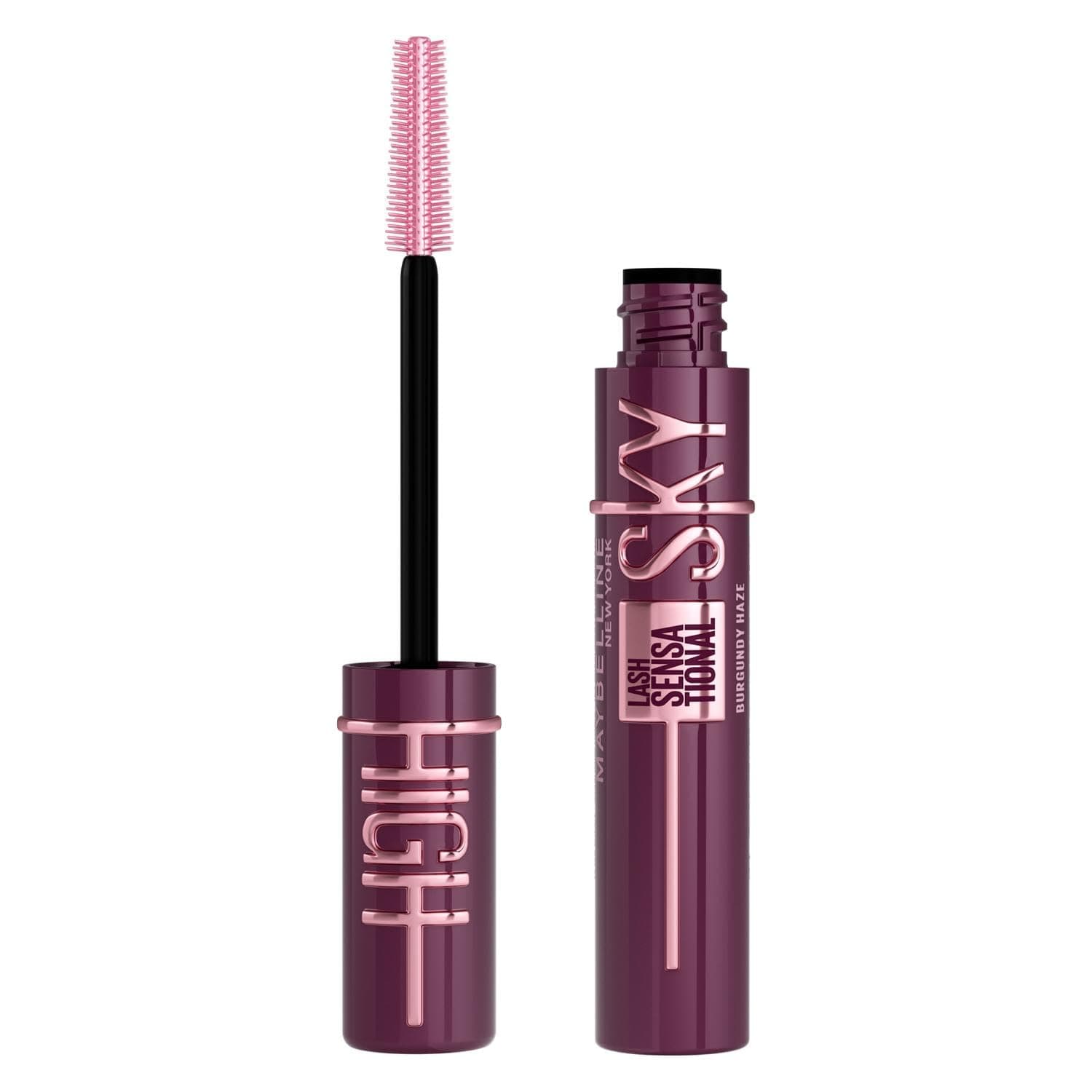 Maybelline New York - Mascara Volume & Longueur - Sky High - Teinte : Burgundy Haze - 7,2 ml