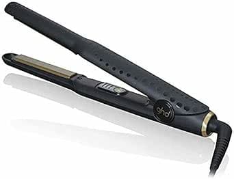 ghd - Lisseur cheveux ghd mini - Fer à lisser professionnel (Noir) - Plaques 40% plus fines - Cheveux 50% plus brillants, sans chaleur extrême, design premium - Idéal pour les cheveux courts/franges