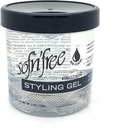 Sofn'free Protein Styling Gel, 6 oz, Clear, Pack 1
